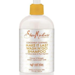 Shea Moisture Coconut Custard Make It Last Wash N'Go Shampoo 13oz